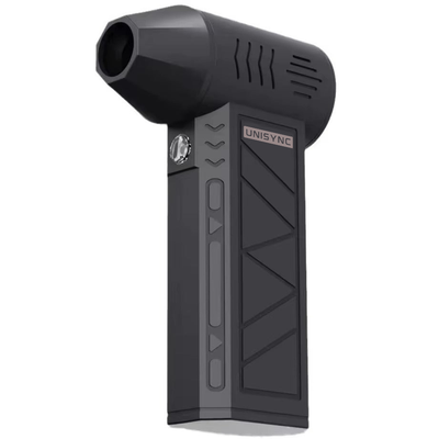 Unisync Mini Jet Fan – 88,000 RPM – USB-C Rechargeable Air Blower – LED Flashlight