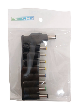 9pcs Universal DC Female Adaptors for Male Jack 5.5*2.1mm