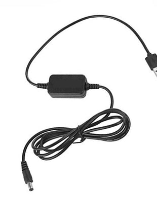 5V to 12V WIFI Router Back Up Voltage Converter Cable With 9pc Universal Adaptors (Power Bank to Wi-Fi Router)