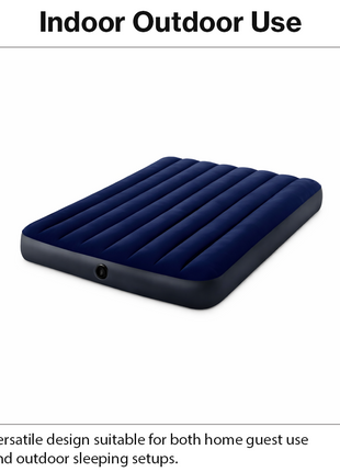 Camping Air Mattress with Fibre-Tech Support, Plush Surface, 2-in-1 Fast Valve,Easy Inflate