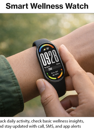 0.96-Inch IPS Smart Watch with Heart Rate, Blood Pressure, Blood Oxygen, IP67 Waterproof, Bluetooth 4.0, Android & iPhone