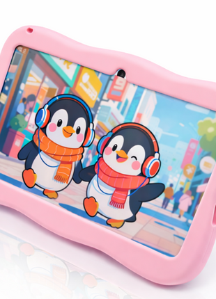7" Kids Android Tablet 1024×600 IPS HD 6GB RAM 128GB ROM WiFi Bluetooth USB-C with Shockproof Silicone Case, Stylus, Holder & Toy Skateboard (Copy)