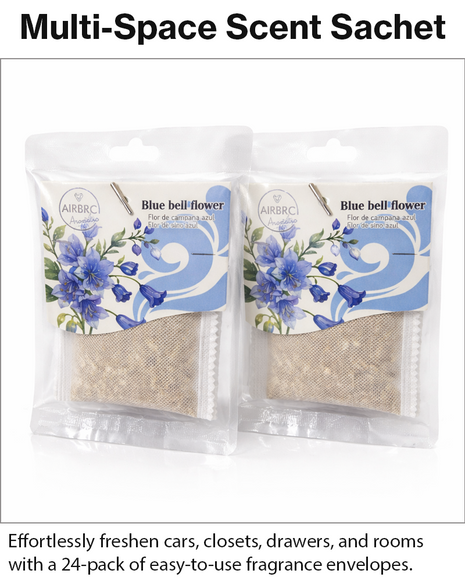 Scented Envelope Sachets 24 Pack for Car Room Closet Drawer Freshener