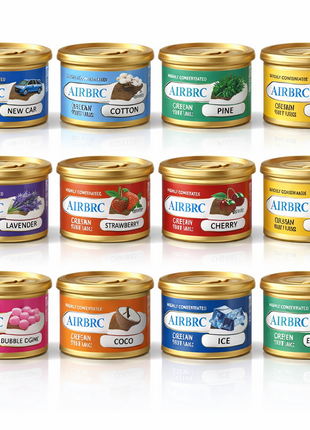 12 Pack Air Freshener Cans 40g Assorted Scents