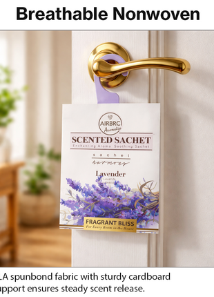 12-Pack Scented Fragrance Sachets for Car, Closet & Drawer – Slim No-Setup Air Fresheners Lavender