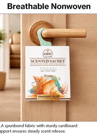 12-Pack Scented Fragrance Sachets for Car, Closet & Drawer – Slim No-Setup Air Fresheners Ocean