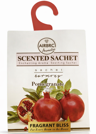 12-Pack Scented Fragrance Sachets for Car, Closet & Drawer – Slim No-Setup Air Fresheners Pomegranate