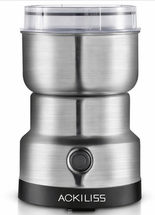 Electric Coffee Grinder 400ml Stainless Steel Blade Grinder 300W Bean & Spice Grinder 220–240V Compact Kitchen Mill