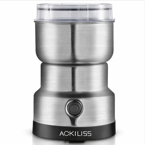 Electric Coffee Grinder 400ml Stainless Steel Blade Grinder 300W Bean & Spice Grinder 220–240V Compact Kitchen Mill