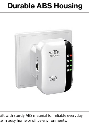 Wireless Wi-Fi Range Extender 2.4GHz 300Mbps Repeater with Ethernet Port EU Plug 802.11b/g/n Signal Booster