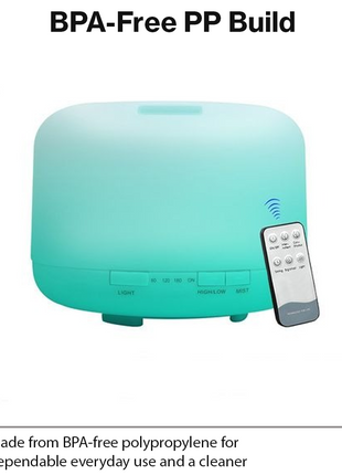 500ml Ultrasonic Oil Diffuser with LED Light Timer