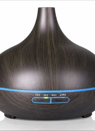 Ultrasonic Aroma Essential Oil Diffuser & Cool Mist Humidifier 9W 7 LED Colours 4 Timers Auto Shut-Off