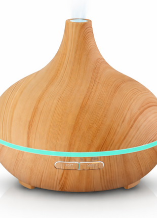 Ultrasonic Aroma Essential Oil Diffuser & Cool Mist Humidifier 9W 7 LED Colours 4 Timers Auto Shut-Off