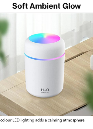 300ml USB Cool Mist Humidifier with LED Light