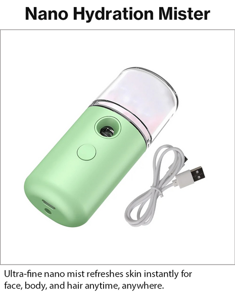 Portable Nano Mist Sprayer 30 ml  USB Rechargeable Facial Mister