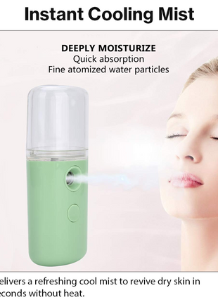Portable Nano Mist Sprayer 30 ml  USB Rechargeable Facial Mister