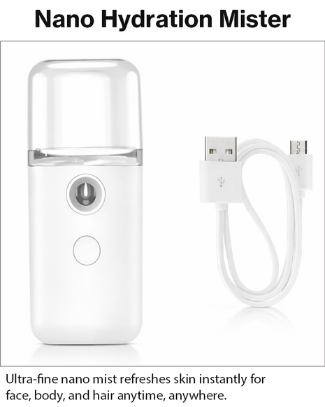 Portable Nano Mist Sprayer 30 ml USB Rechargeable Facial Mister
