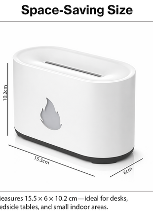 Flame Air Diffuser Humidifier LED with Remote USB