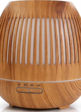 500ml Ultrasonic Aroma Diffuser Cool Mist Humidifier with 7 LED Lights, Auto Shut-Off, 1H/3H/6H Timer, AC100-240V Adapter