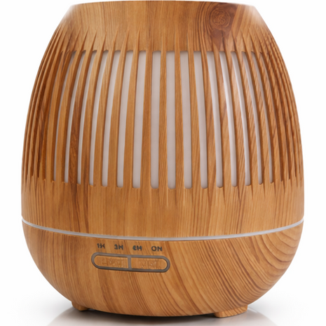 500ml Ultrasonic Aroma Diffuser Cool Mist Humidifier with 7 LED Lights, Auto Shut-Off, 1H/3H/6H Timer, AC100-240V Adapter