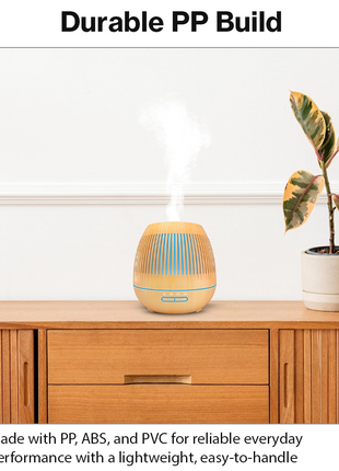 500ml Ultrasonic Aroma Diffuser Cool Mist Humidifier with 7 LED Lights, Auto Shut-Off, 1H/3H/6H Timer, AC100-240V Adapter