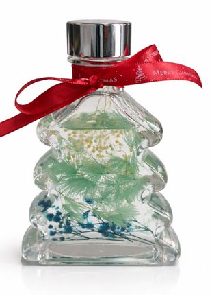 Christmas Tree Reed Diffuser Gift Set – 5 Reed Sticks, Decorative Home Aroma Diffuser 8×4.5×15cm