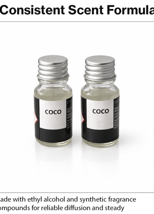 Scented Fragrance Oil Set 12-Pack Ethyl Alcohol Based Diffuser Candle Making Oils Small Bottles with Case