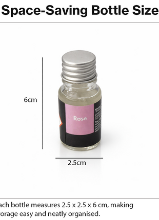 Scented Fragrance Oil Set 12-Pack Ethyl Alcohol Based Diffuser Candle Making Oils Small Bottles with Case