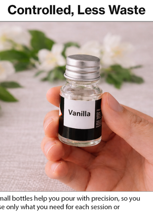 Scented Fragrance Oil Set 12-Pack Ethyl Alcohol Based Diffuser Candle Making Oils Small Bottles with Case
