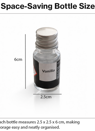 Scented Fragrance Oil Set 12-Pack Ethyl Alcohol Based Diffuser Candle Making Oils Small Bottles with Case