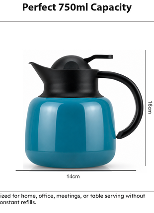 750ml Vacuum Insulated Thermal Carafe Pot with SUS304 Filter and Lock