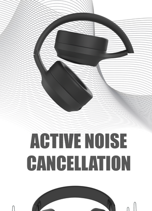 Norden Nova ANC Over-Ear Bluetooth Headphones 400mAh – Active Noise Cancelling 28dB with USB-C Fast Charge – Foldable with AUX Mic