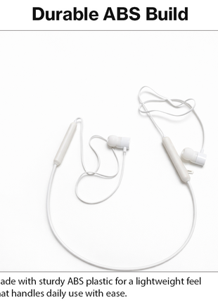 Wireless Neckband Headset Bluetooth 4.2 Magnetic Earbuds NFC Multipoint Voice Prompt Rechargeable Li-ion Battery