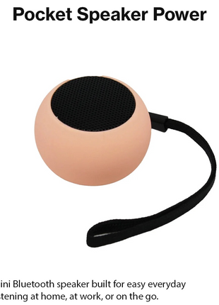 Mini Bluetooth 5.1 Metal Bass Speaker, USB Rechargeable 0-5W