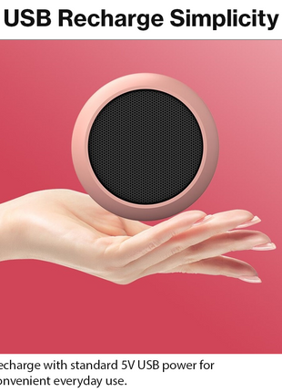 Mini Bluetooth 5.1 Metal Bass Speaker, USB Rechargeable 0-5W
