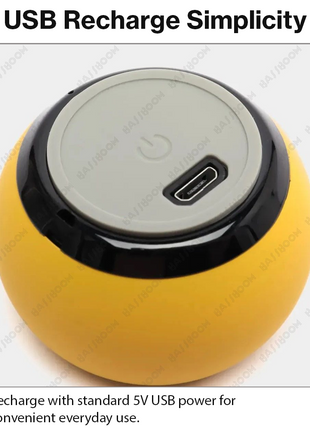 Mini Bluetooth 5.1 Metal Bass Speaker, USB Rechargeable 0-5W