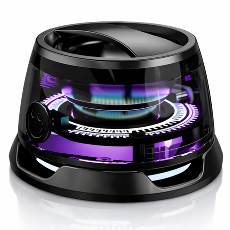 G200 Magnetic Bluetooth 5.3 Speaker with RGB Lights, Phone Holder, IPX5 Waterproof, Driver, 7H Playtimeme, Portable Mini Speaker