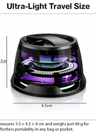 G200 Magnetic Bluetooth 5.3 Speaker with RGB Lights, Phone Holder, IPX5 Waterproof, Driver, 7H Playtimeme, Portable Mini Speaker