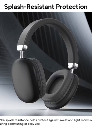 Wireless Over-Ear Bluetooth Headphones ANC, 800mAh, 90h Music/Call Time, Touch Control, TF/AUX/FM, Type-C, IPX4