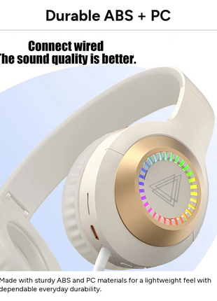 Wireless Bluetooth 5.3 Foldable Over-Ear Headphones 50h Battery