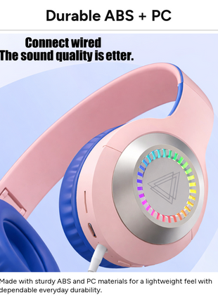 Wireless Bluetooth 5.3 Foldable Over-Ear Headphones 50h Battery