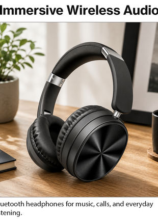 Wireless Bluetooth Noise Cancelling Over-Ear Headphones