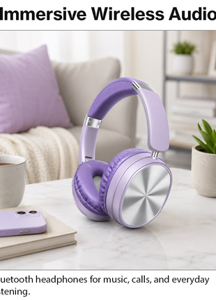 Wireless Bluetooth Noise Cancelling Over-Ear Headphones
