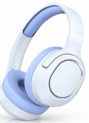 Wireless Foldable Noise Reduction Headphones with 40mm Speakers, Type-C Charging, 10m Blue