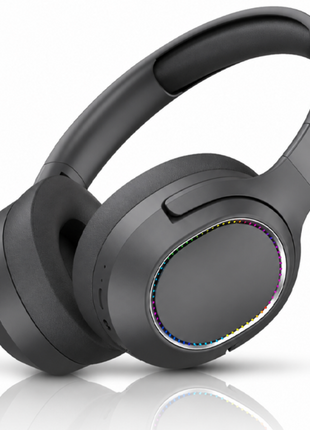 Wireless Foldable Noise Reduction Headphones with 40mm Speakers, Type-C Charging, 10m Black