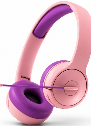 Over-Ear Gaming Headset with Boom Mic, 40 mm Drivers and 3.5 mm Multi-Platform Compatibility Pink