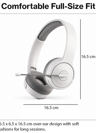 Over-Ear Gaming Headset with Boom Mic, 40 mm Drivers and 3.5 mm Multi-Platform Compatibility