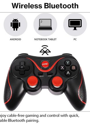 Wireless Bluetooth Controller 5 Modes Android iOS PC ABS Multi-Function Gaming Controller