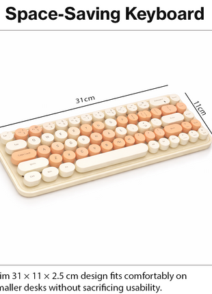 3-in-1 2.4GHz Wireless Keyboard, Numeric Keypad & Mouse Combo, Plug & Play, Battery Powered
