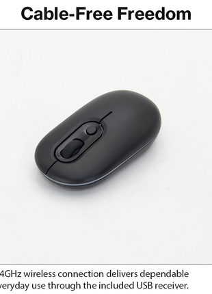 Rechargeable Wireless LED Mouse 450mAh Battery Silent Click Optical 2.4GHz USB